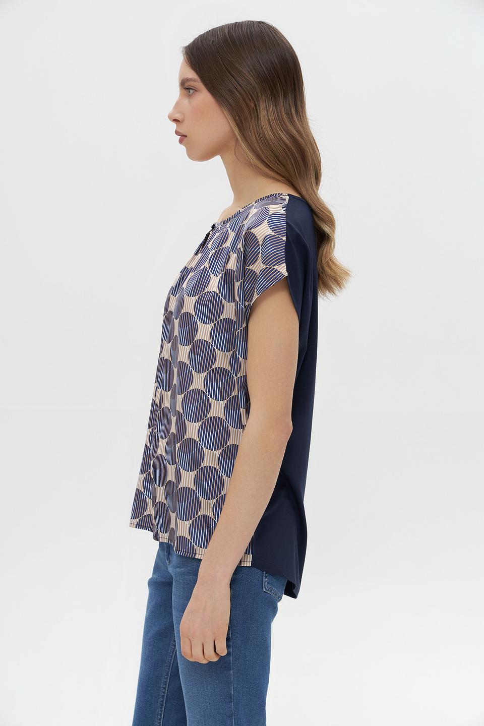 Блуза More and More с геометрическим принтом