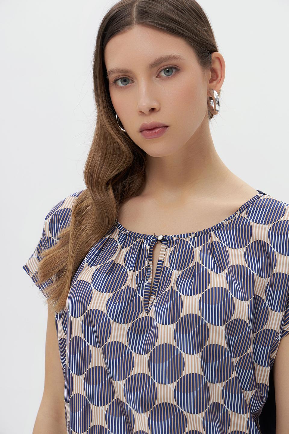 Блуза More and More с геометрическим принтом