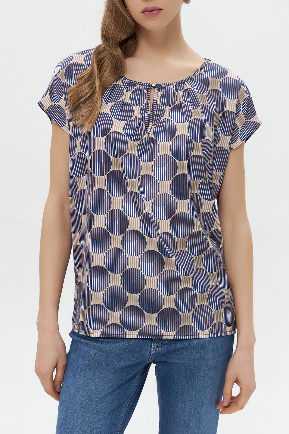 Блуза More and More с геометрическим принтом