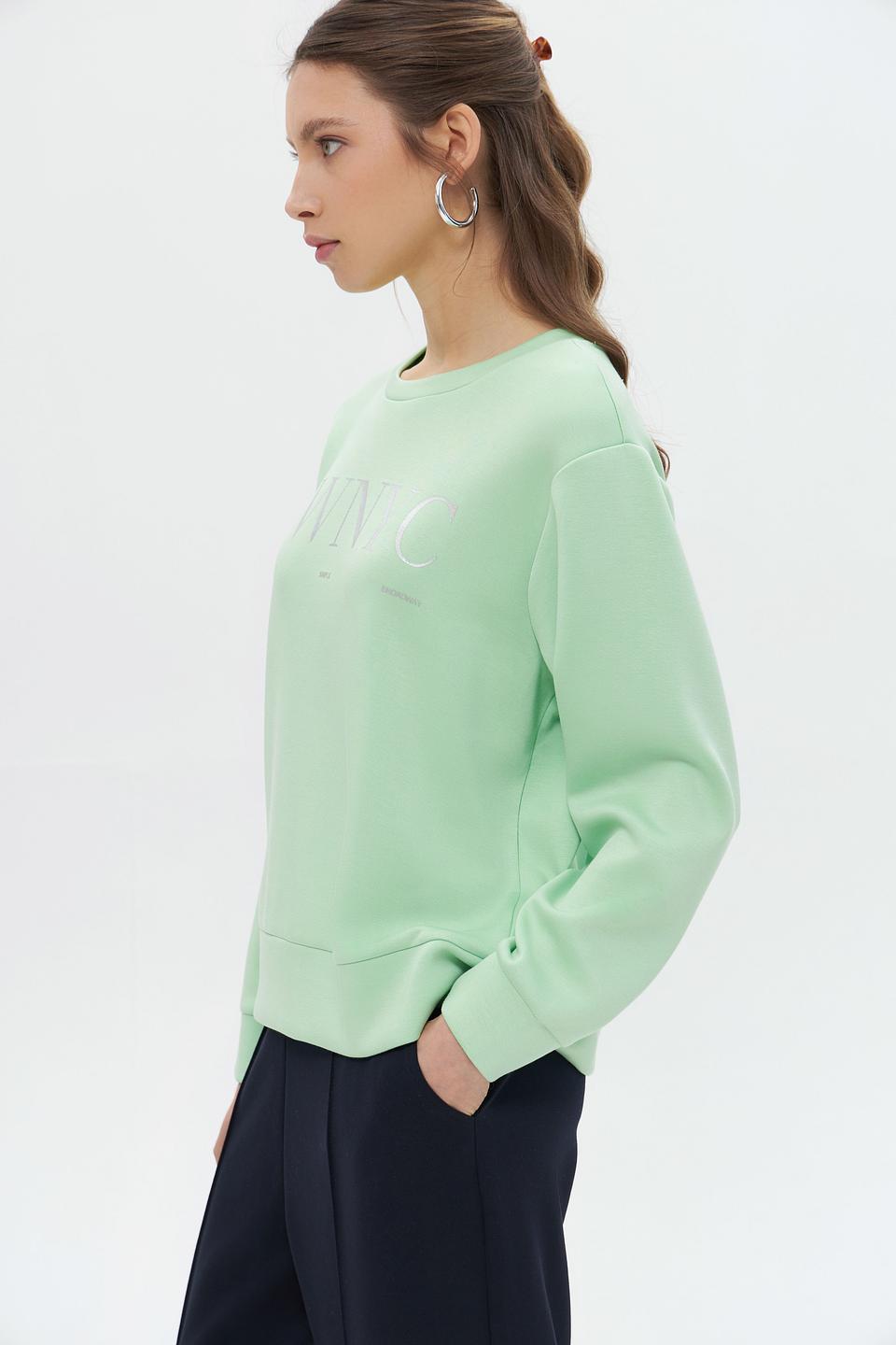 Пуловер Broadway NYC мятный