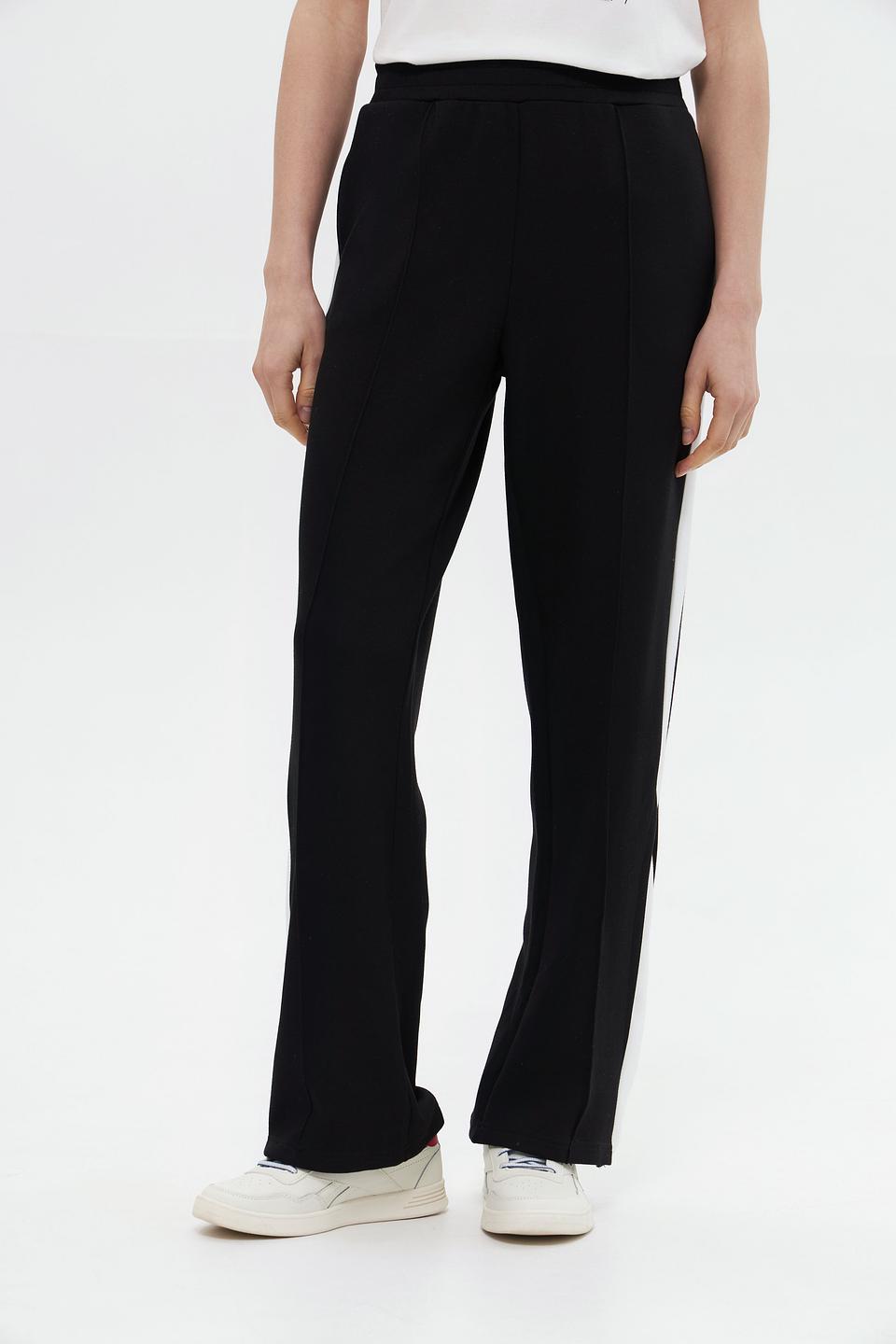Брюки клёш Broadway чёрные