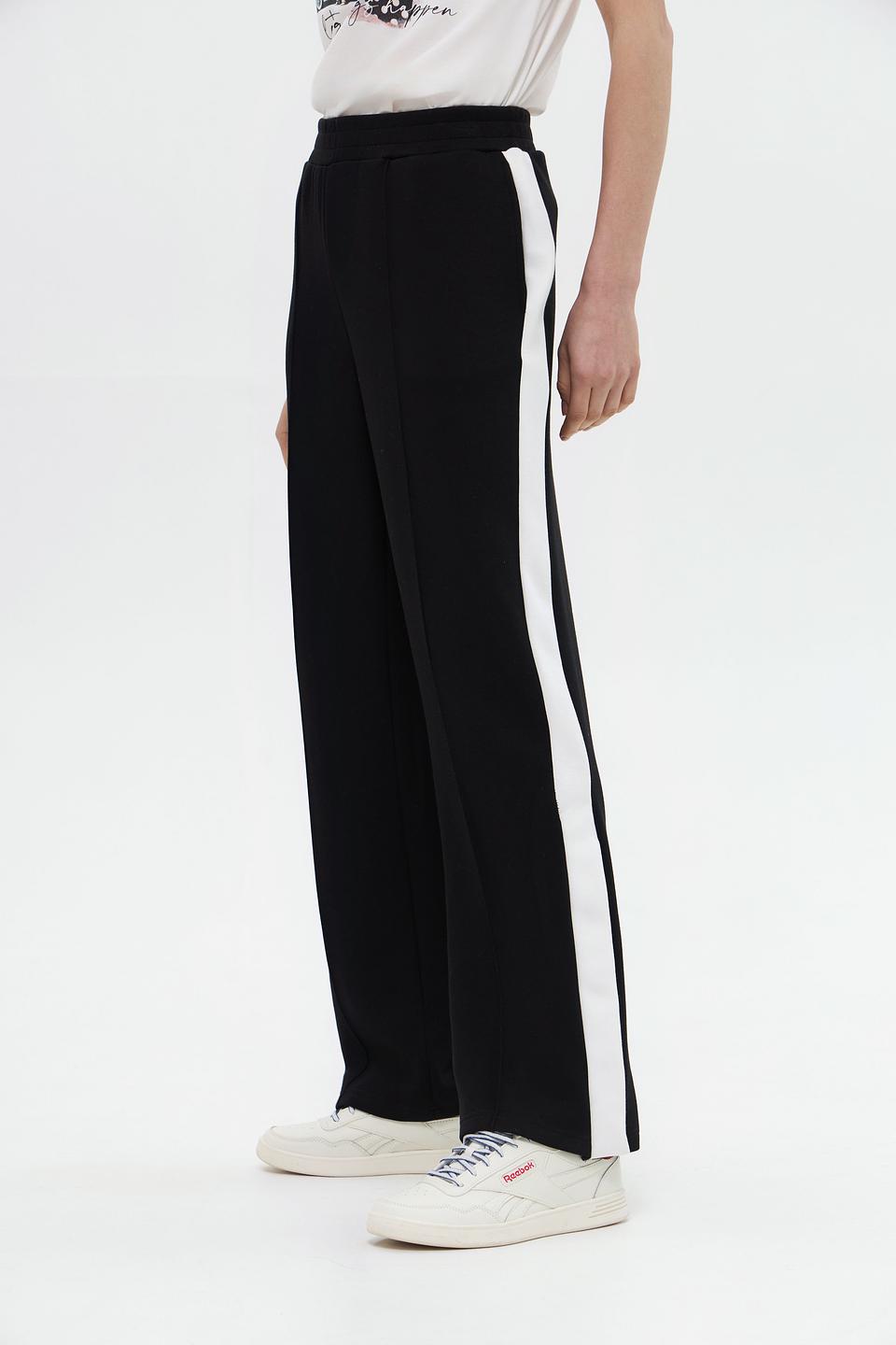 Брюки клёш Broadway чёрные