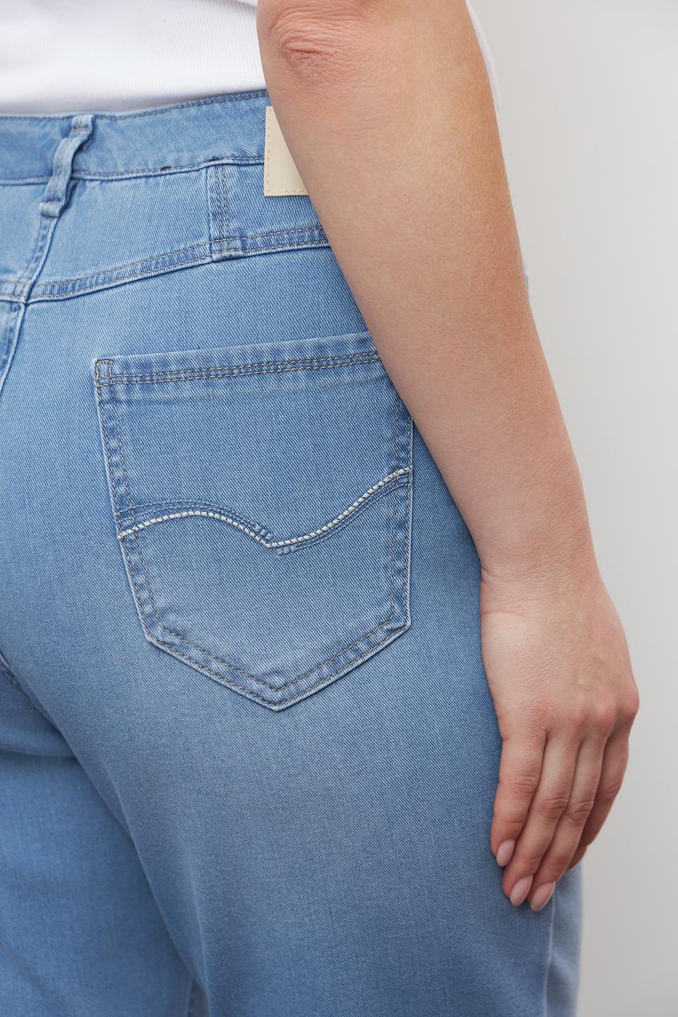 Джинсы Gardeur прямого кроя голубые