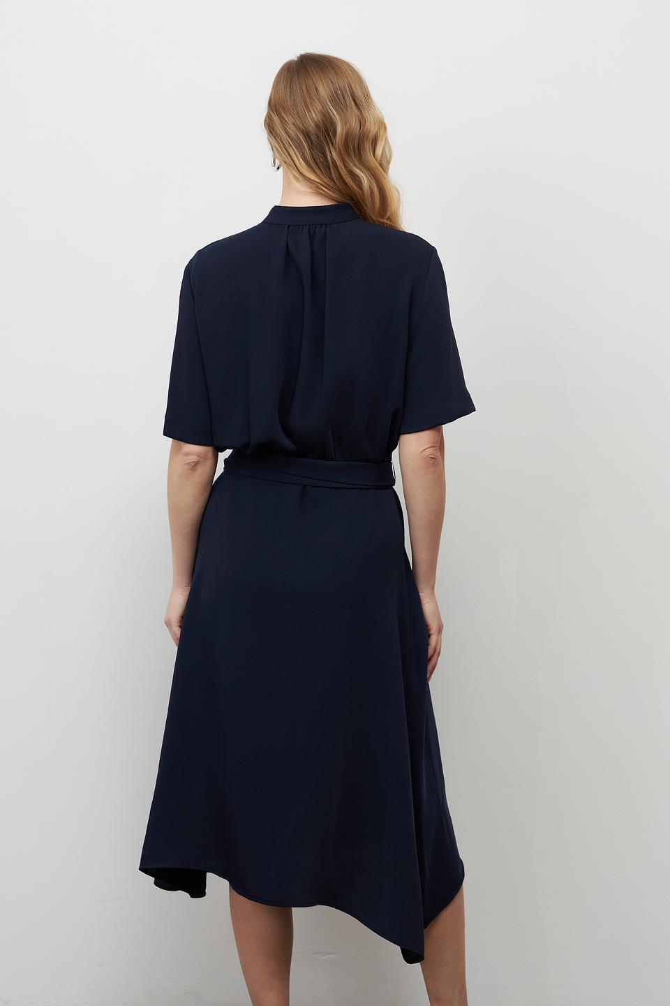 Платье рубашка Seidensticker тёмно-синее