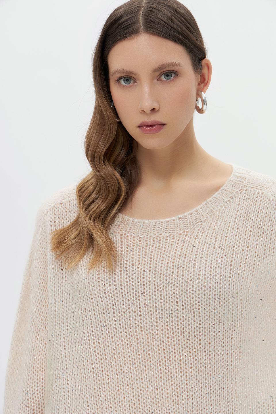 Пуловер Rich and Royal бежевый