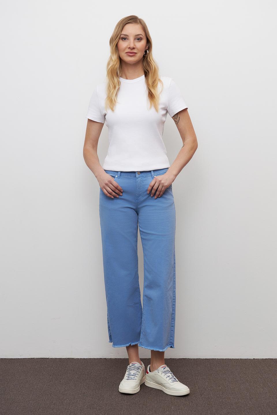 Брюки кюлоты Angels голубые