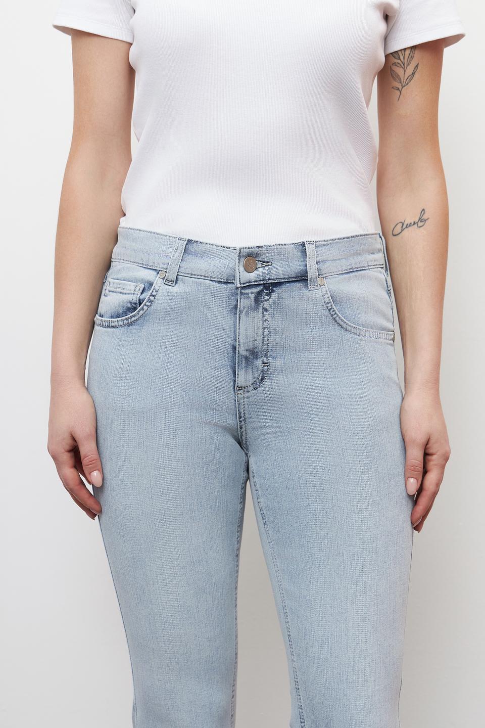 Джинсы Angels клеш голубой