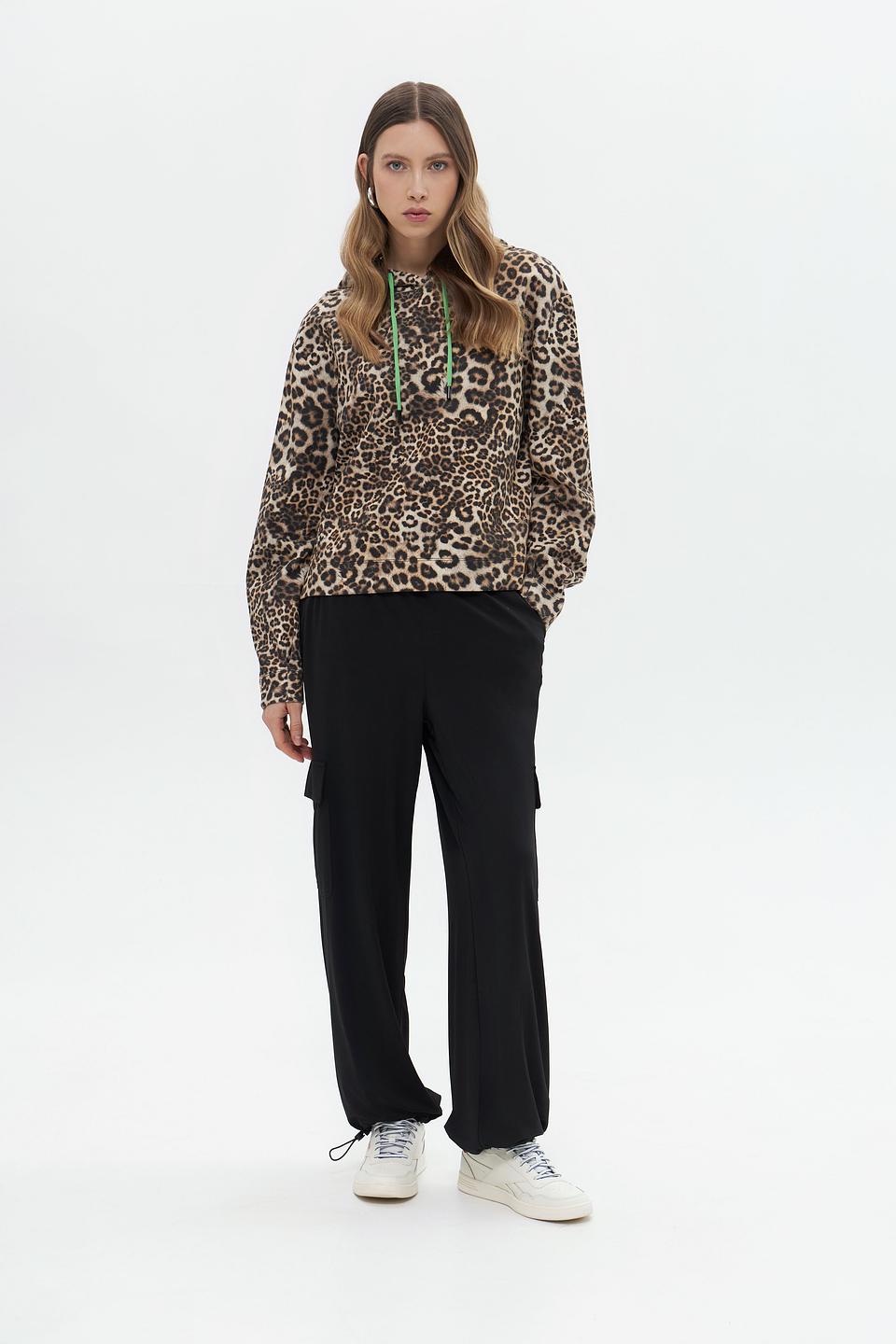 Пуловер Marc Cain леопардовый