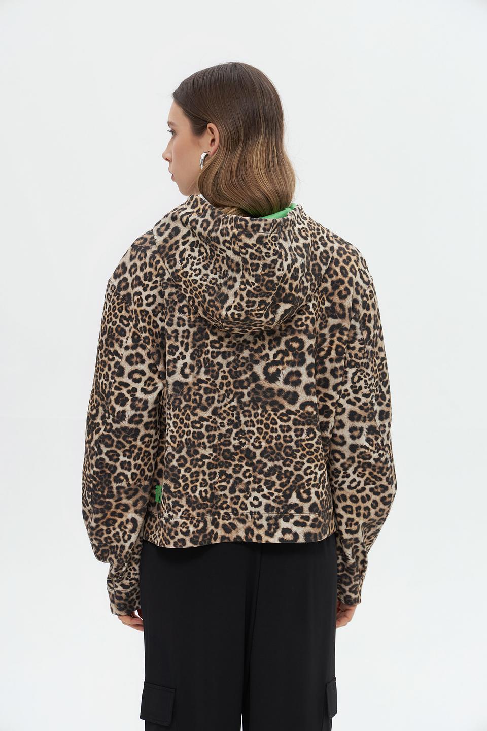 Пуловер Marc Cain леопардовый