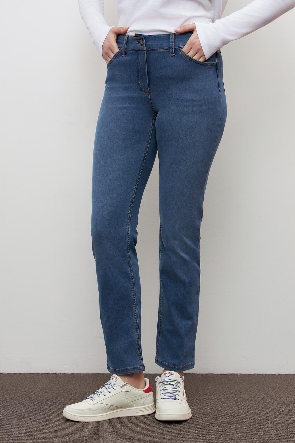 Джинсы Betty Barclay c поясом синие