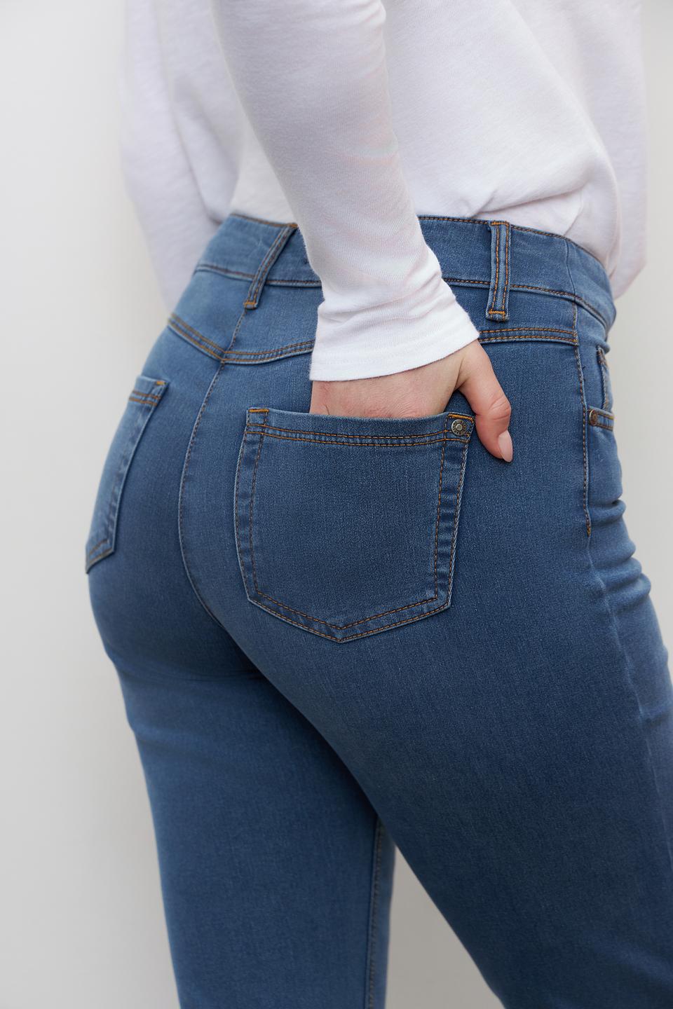 Джинсы Betty Barclay c поясом синие