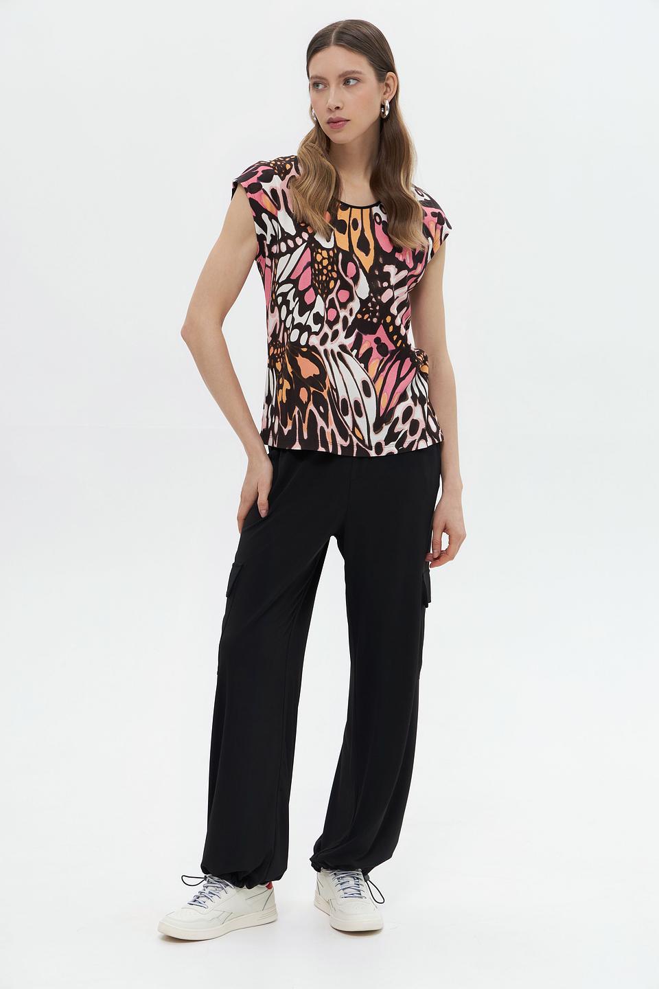 Топ Marc Cain с принтом