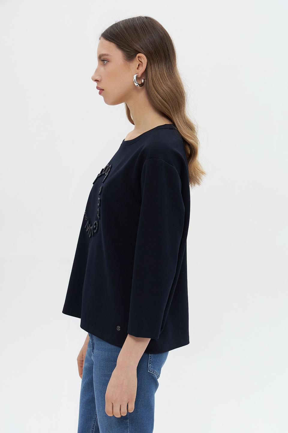 Пуловер Monari с принтом