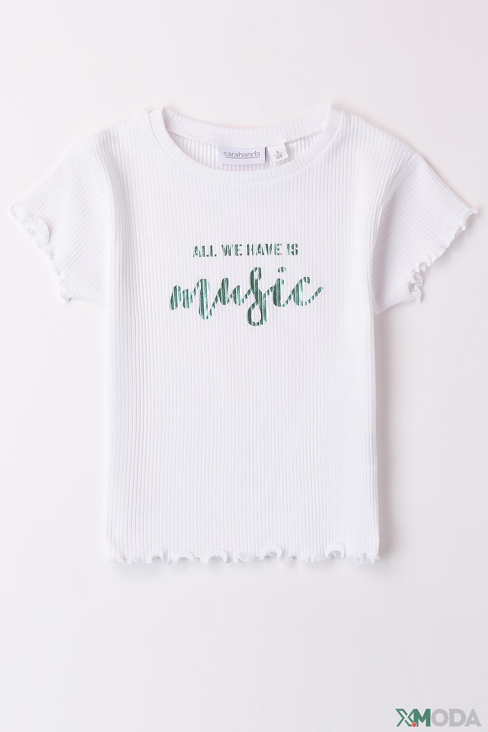 Футболка Sarabanda дев. с принтом