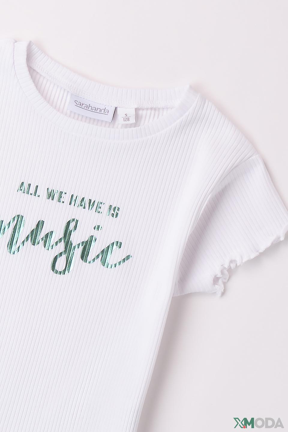 Футболка Sarabanda дев. с принтом