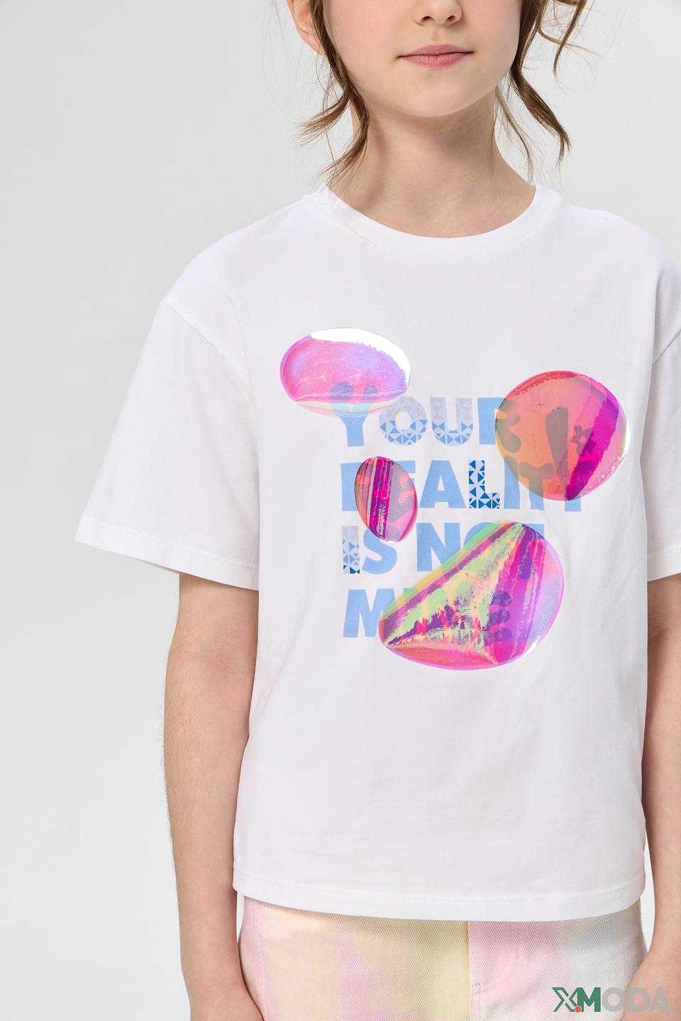 Футболка Choupette дев. с принтом