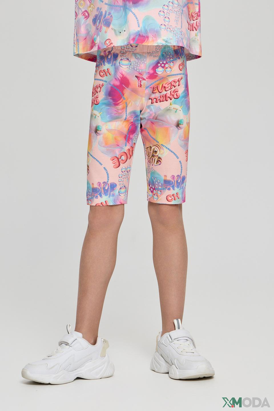 Брюки-шорты Choupette дев. с принтом