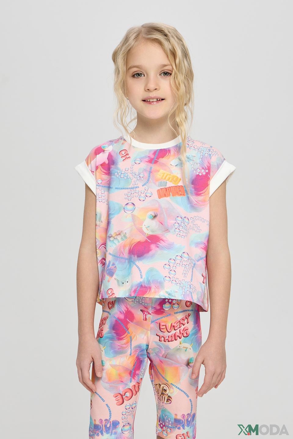 Футболка Choupette дев. с единорогами