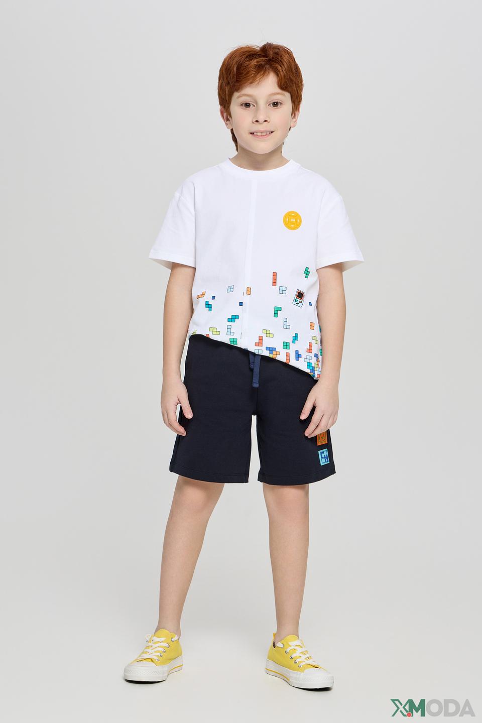 Шорты Choupette синие с аппликациями