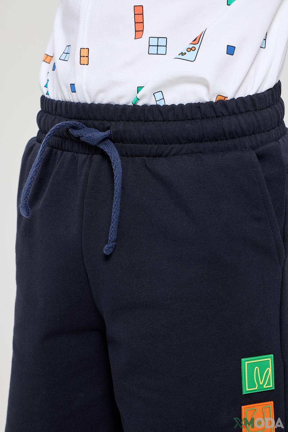 Шорты Choupette синие с аппликациями