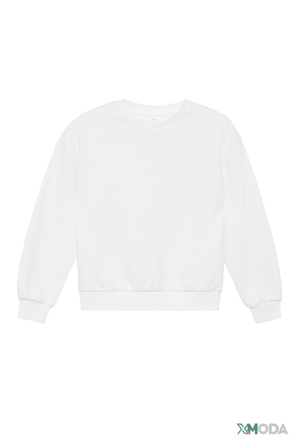 Толстовка s.Oliver дев. с принтом белый