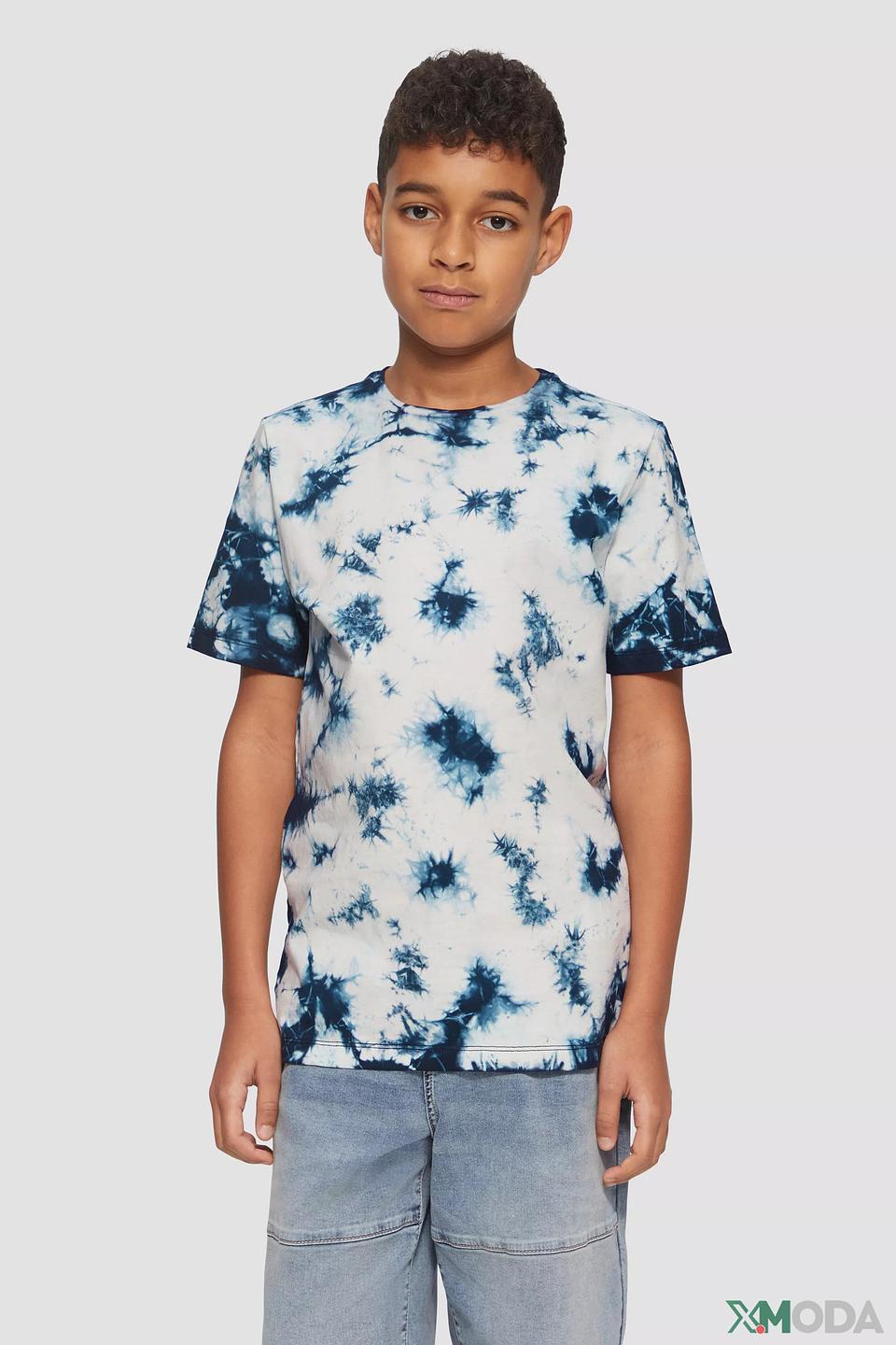 Футболка s.Oliver tie-dye синяя