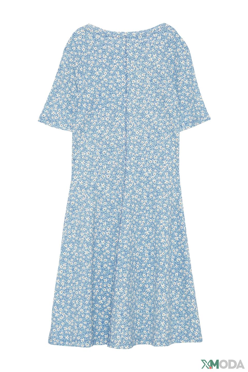 Платье s.Oliver дев. цветочный голубой