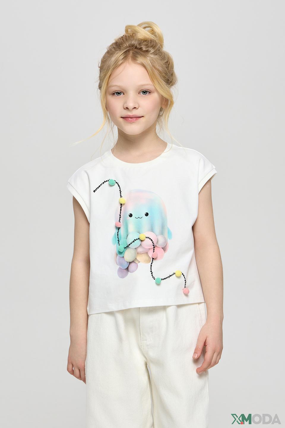 Футболка Choupette дев. с осьминогом