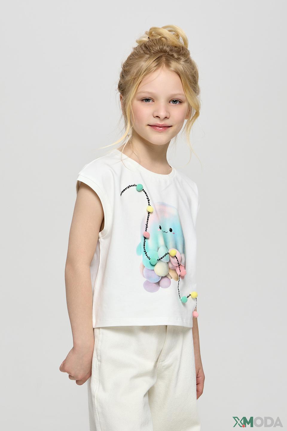 Футболка Choupette дев. с осьминогом