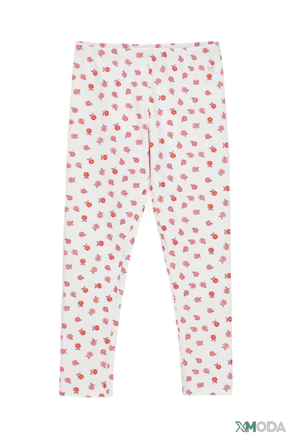 Легинсы Original Marines дев. с цветами молочные