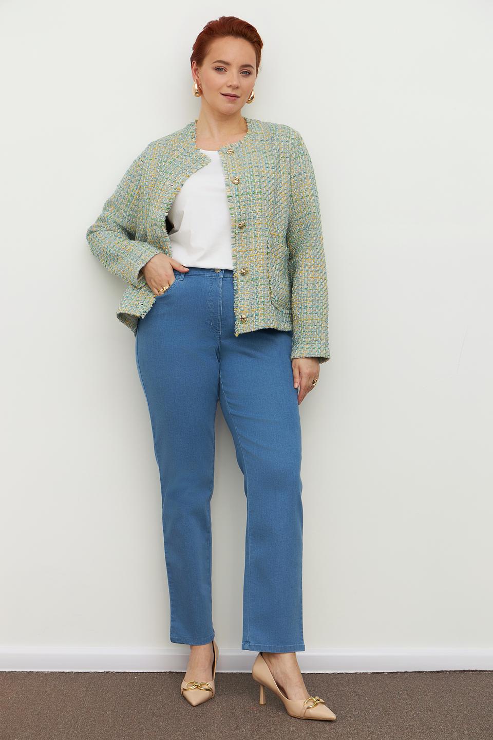 Брюки Relaxed by Toni голубые