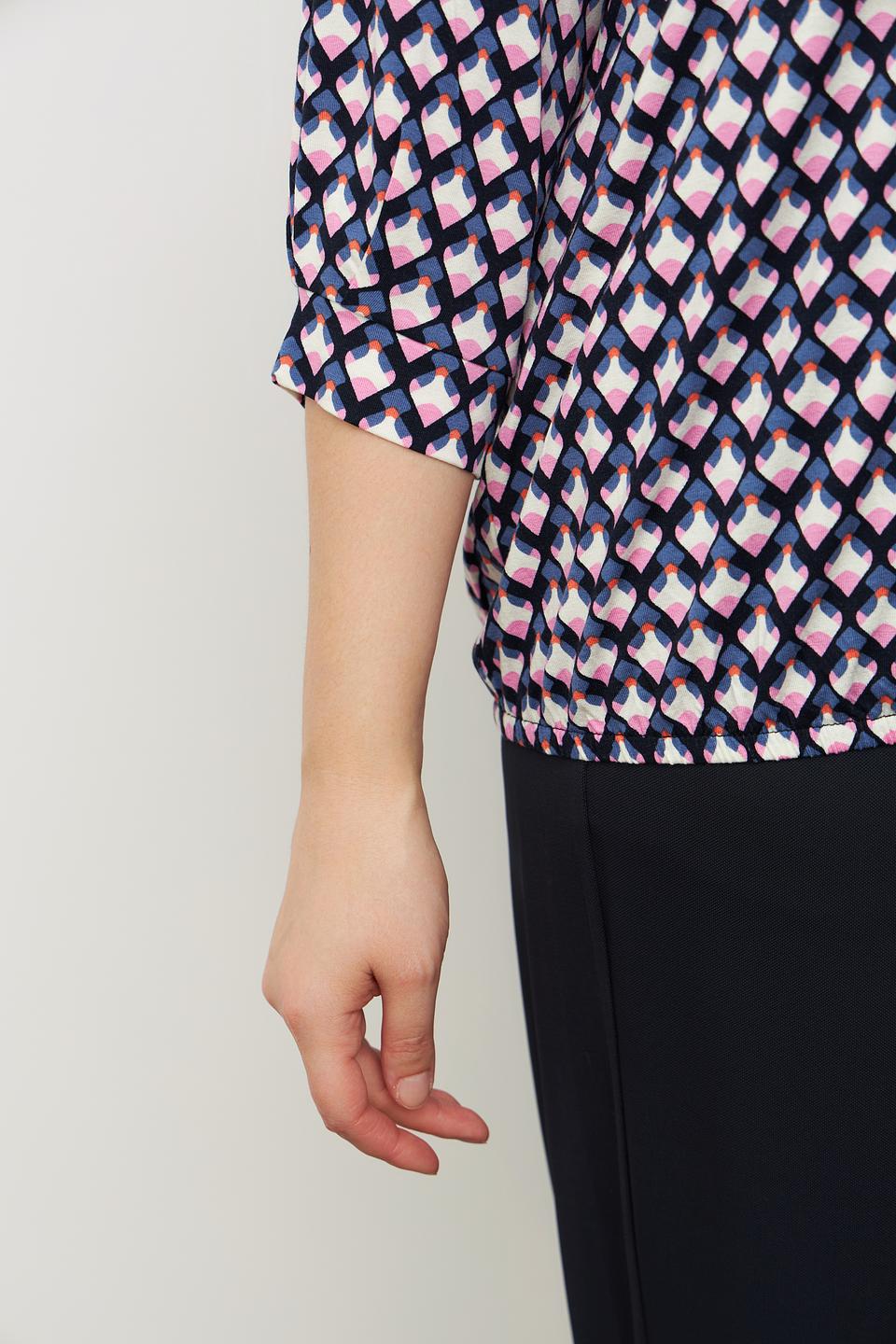 Блуза Via Appia с геометрическим принтом