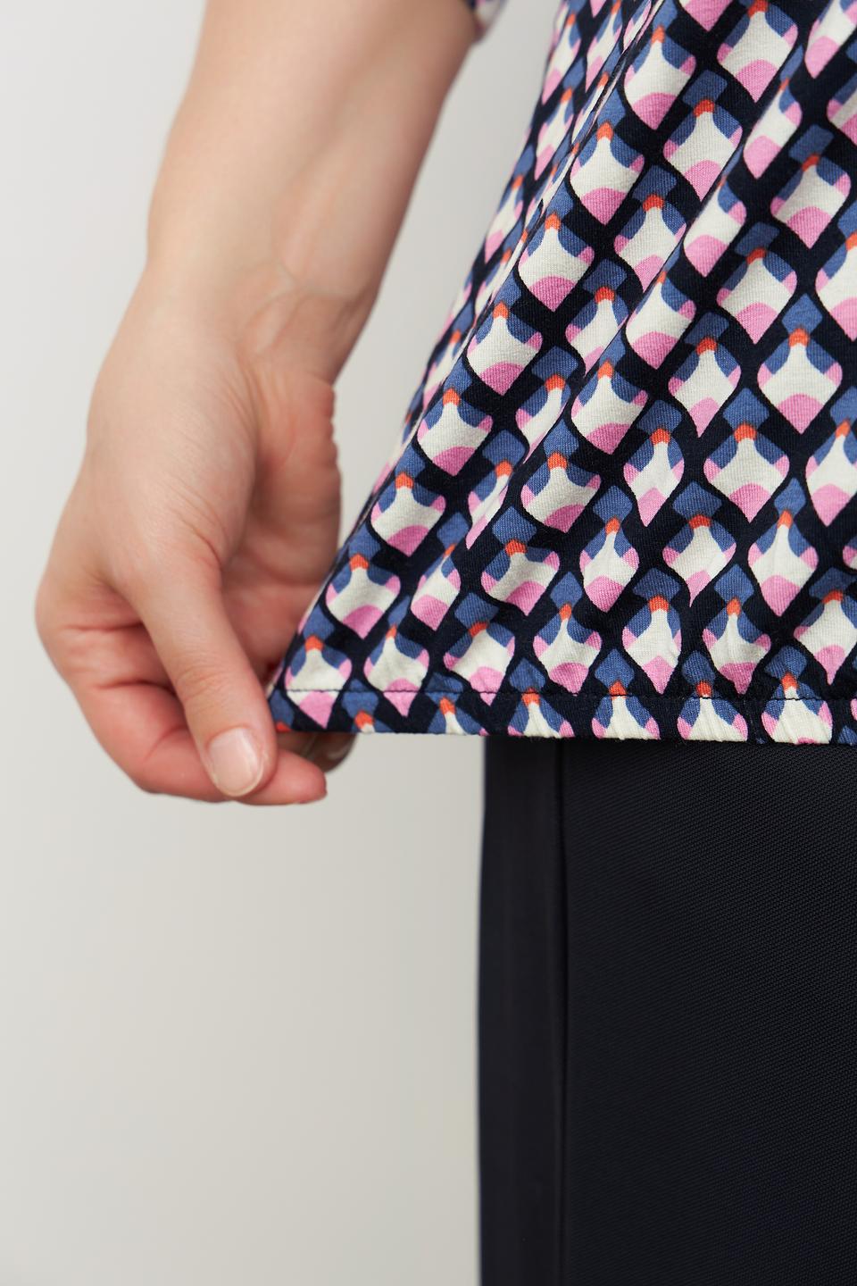 Блуза Via Appia с геометрическим принтом