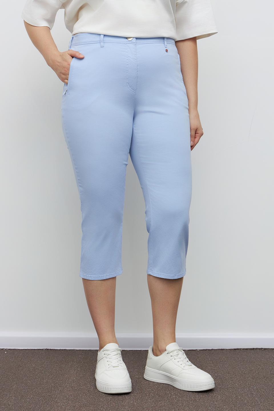 Бриджи Relaxed by Toni голубые