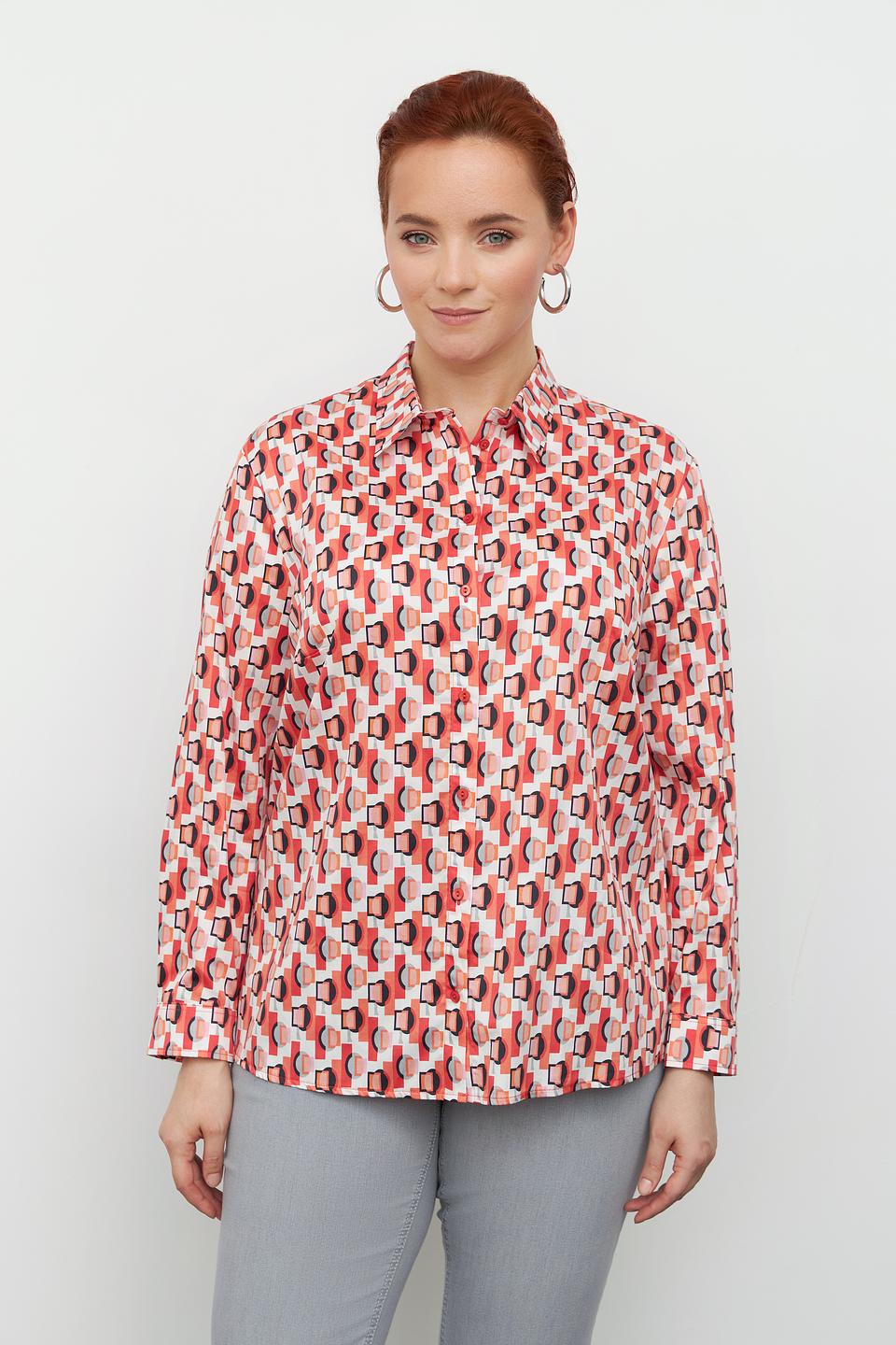 Блуза Lebek с геометрическим принтом