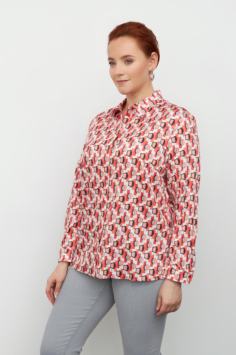 Блуза Lebek с геометрическим принтом