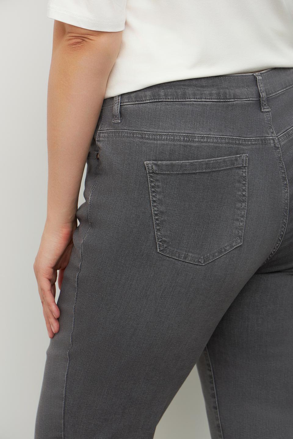 Джинсы Barbara Lebek серые укороченные