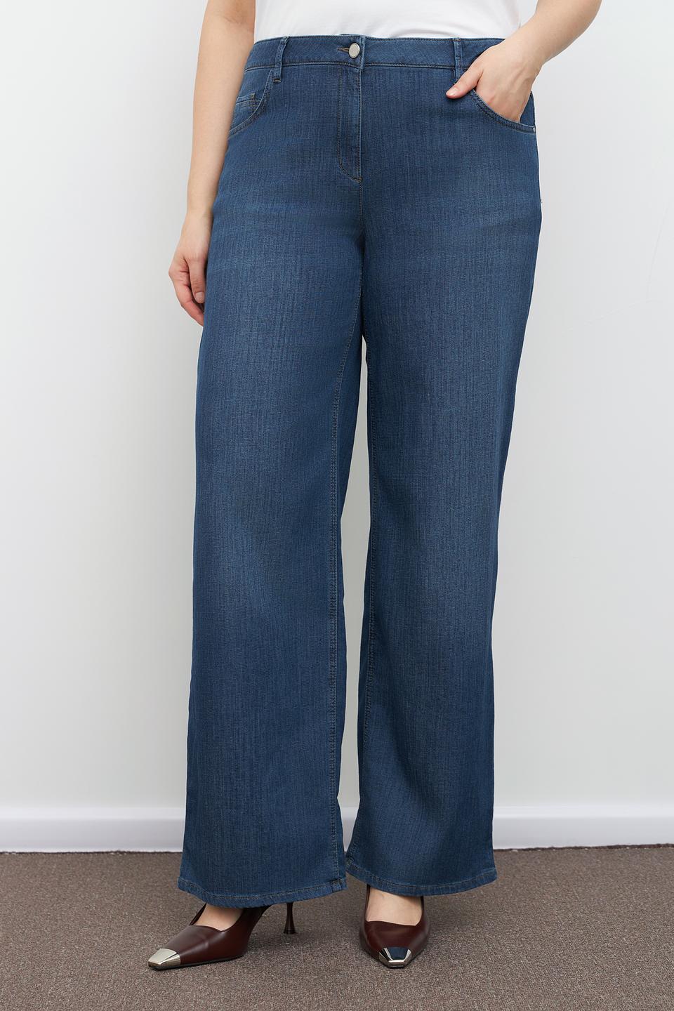 Брюки клёш Luisa Cerano синие