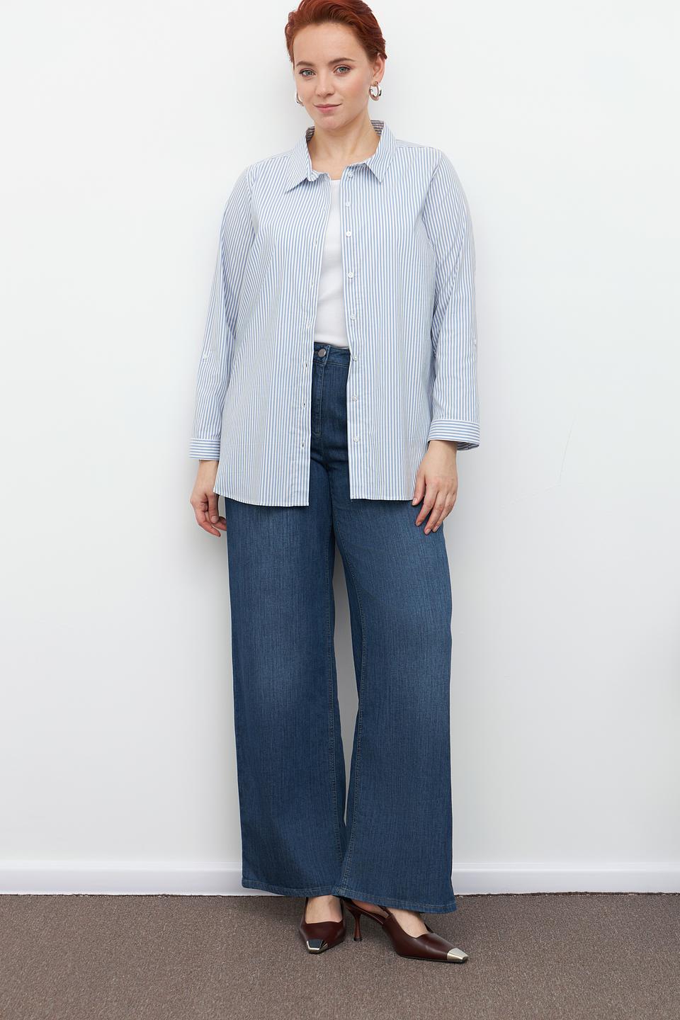 Брюки клёш Luisa Cerano синие