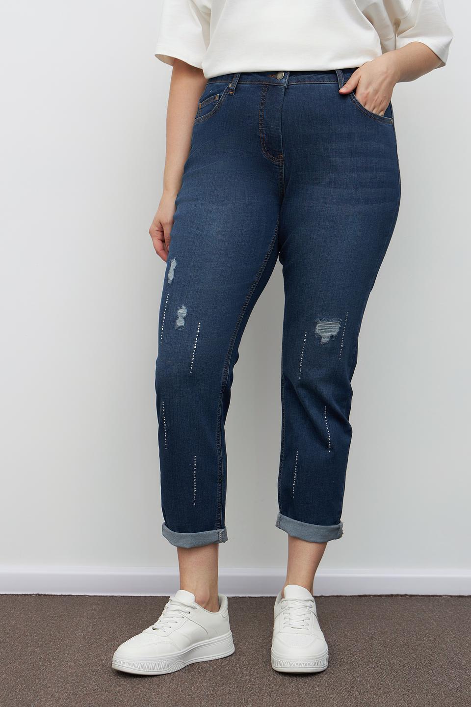 Джинсы Doris Streich с рваностями
