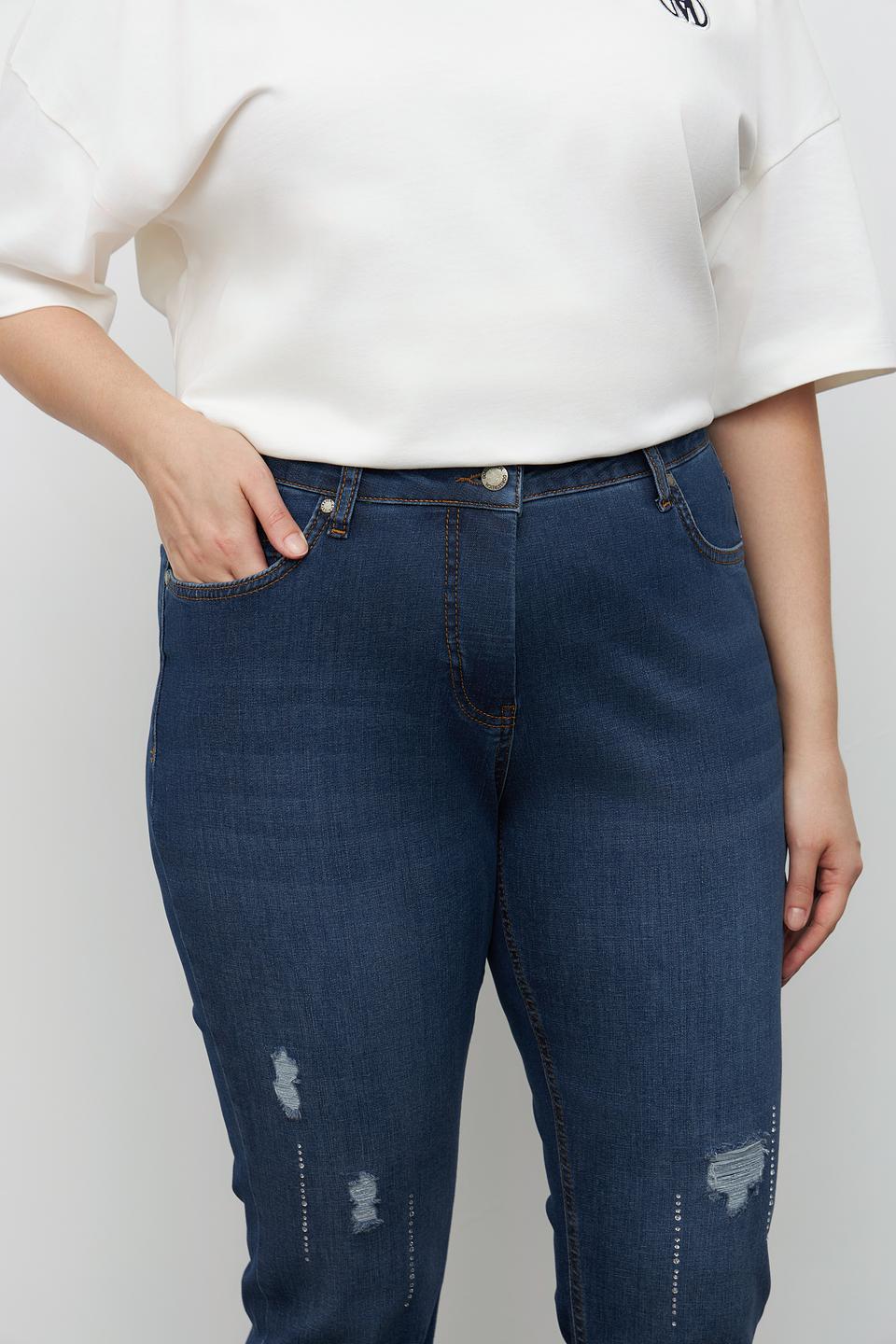 Джинсы Doris Streich с рваностями