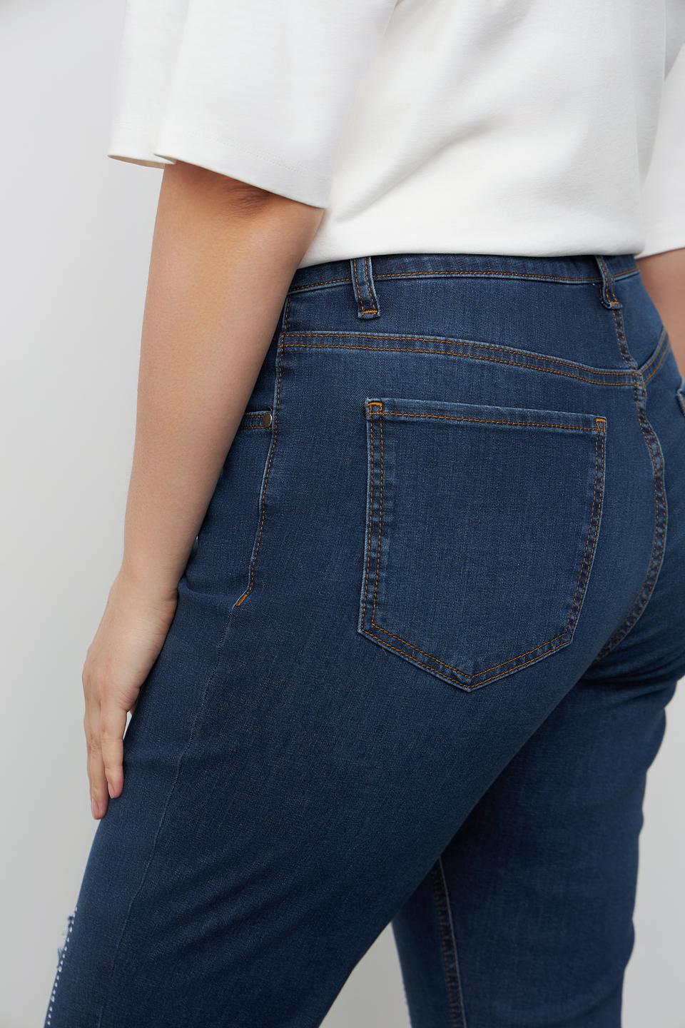 Джинсы Doris Streich с рваностями