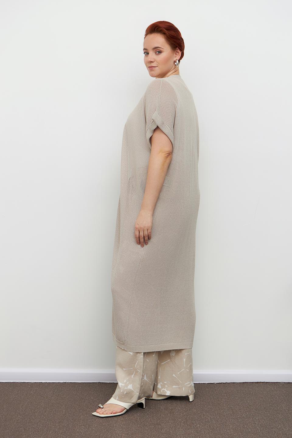 Жакет Marc Aurel вязаный бежевый