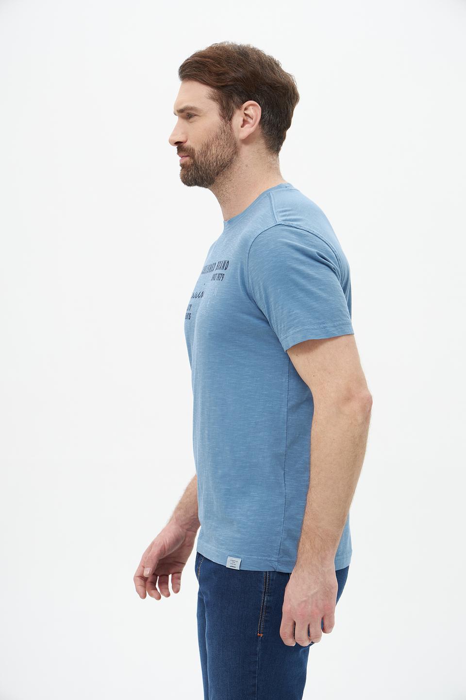 Футболка Lerros с принтом голубая