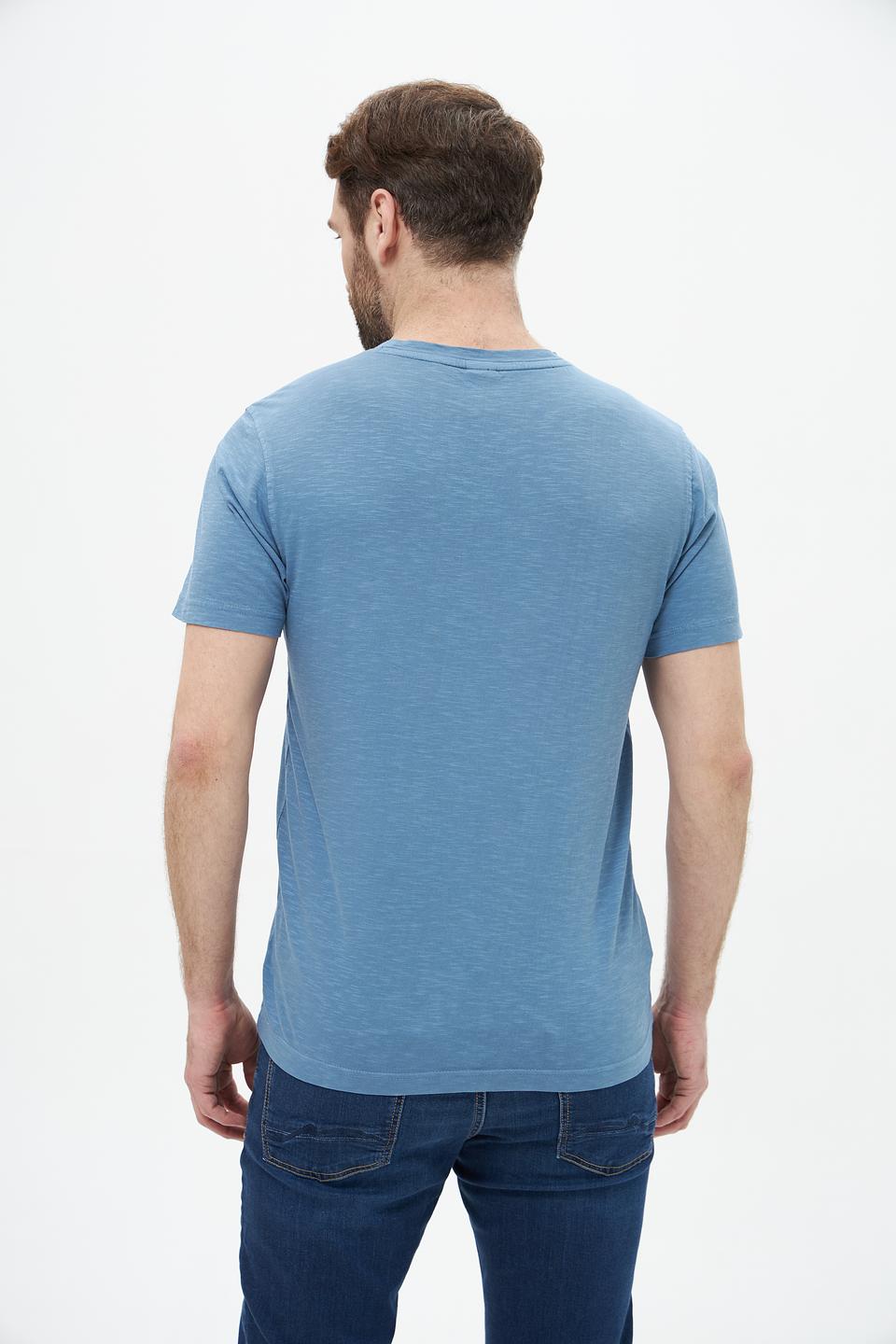 Футболка Lerros с принтом голубая