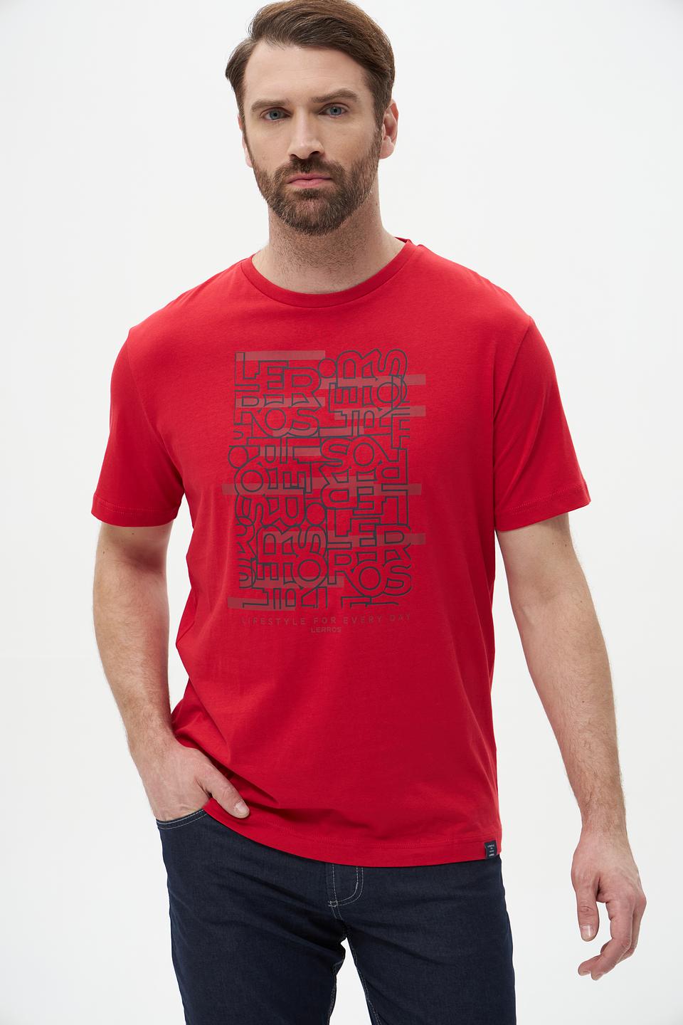 Футболка Lerros красный с логотипом