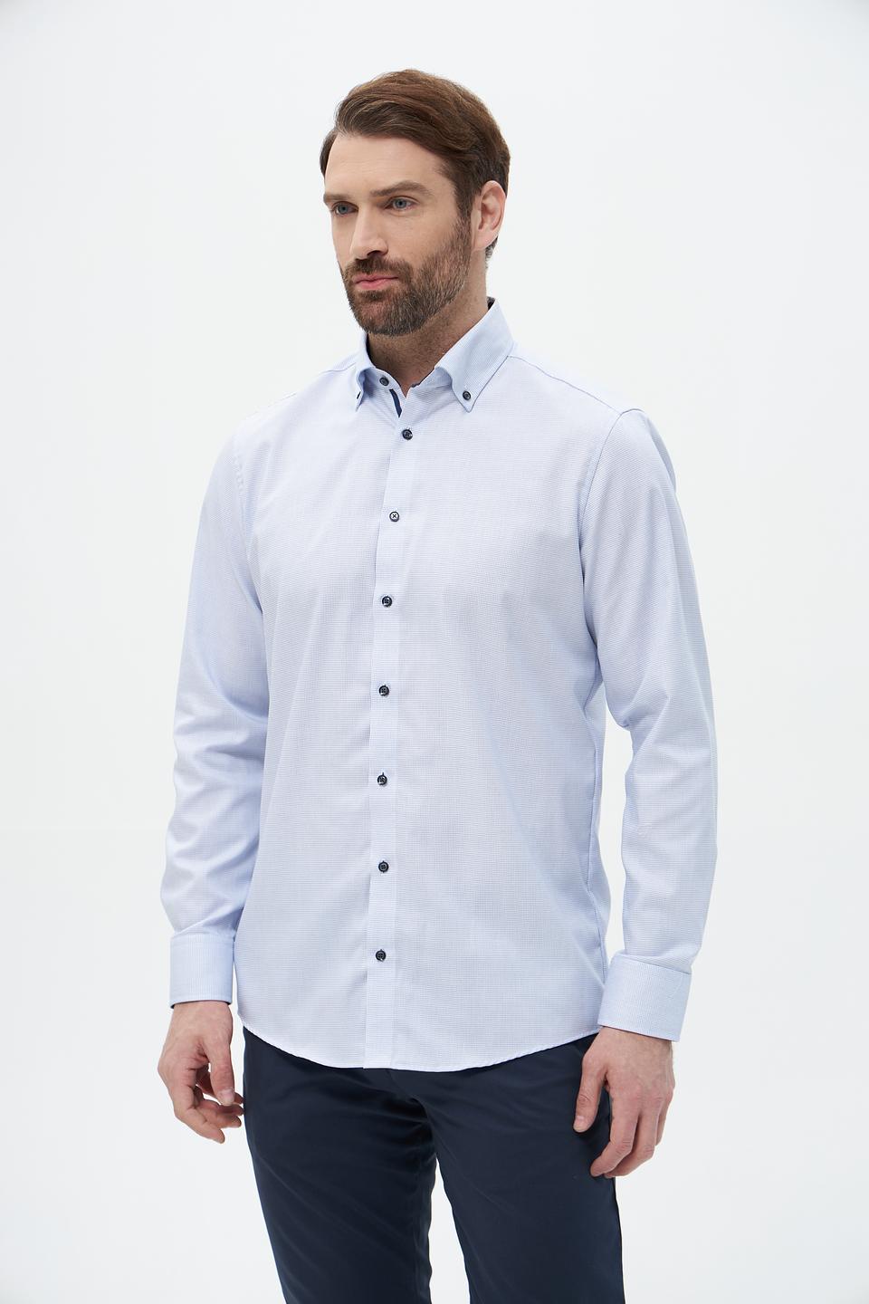 Рубашка Venti men голубая