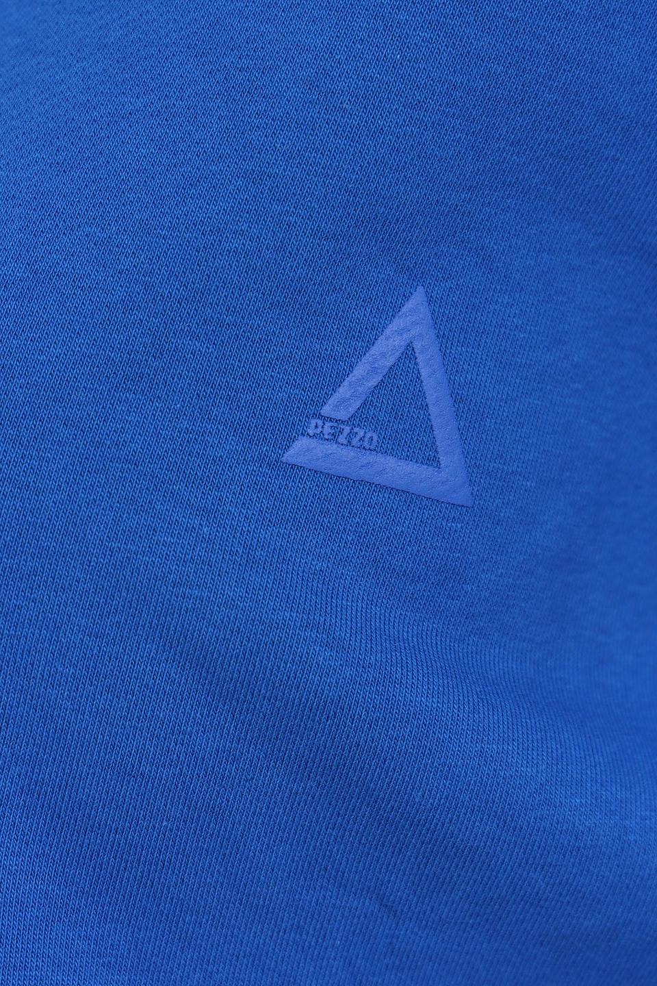 Пуловер Pezzo синий с капюшоном