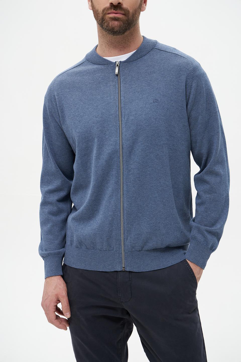 Кардиган Casa Moda на молнии синий