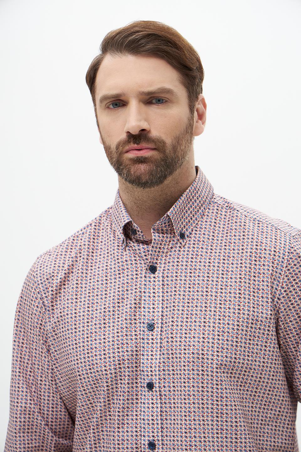 Рубашка Casa Moda с принтом